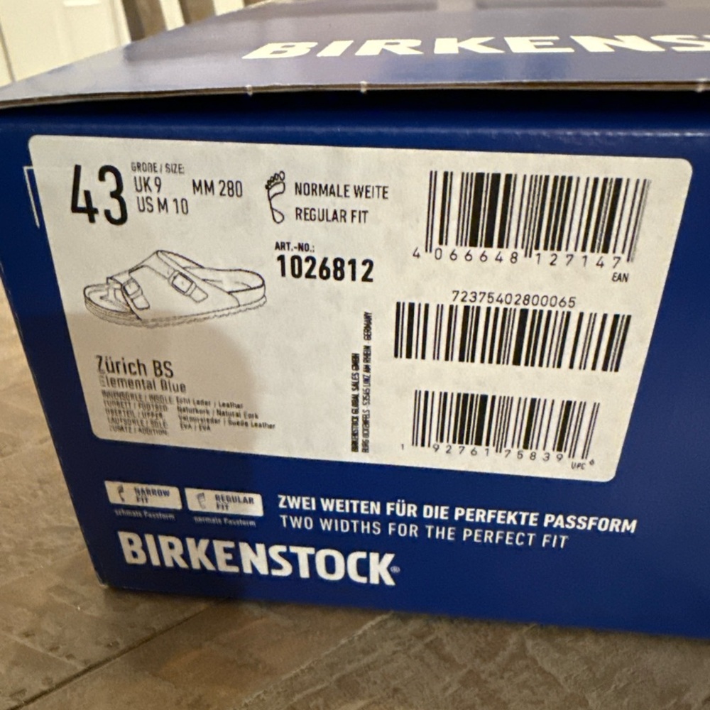Birkenstock Elemental Blue Zürich Sandals - Picture 5 of 6